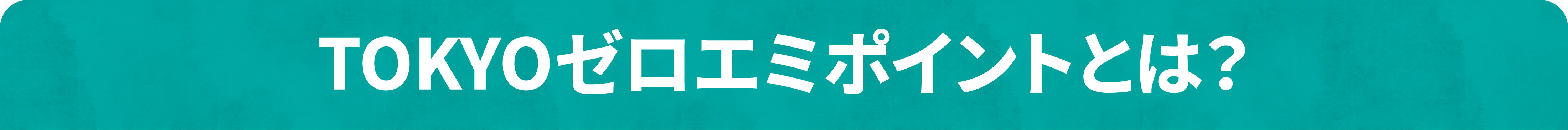 TOKYOゼロエミポイントとは？