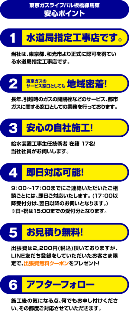 安心ポイント